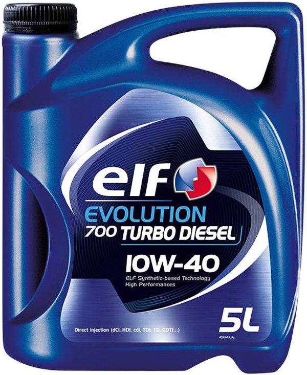 Olej Elf 10W40 5L Evolution 700 Turbo Diesel / A3/B4 / 229.1 / 501.01 505.00