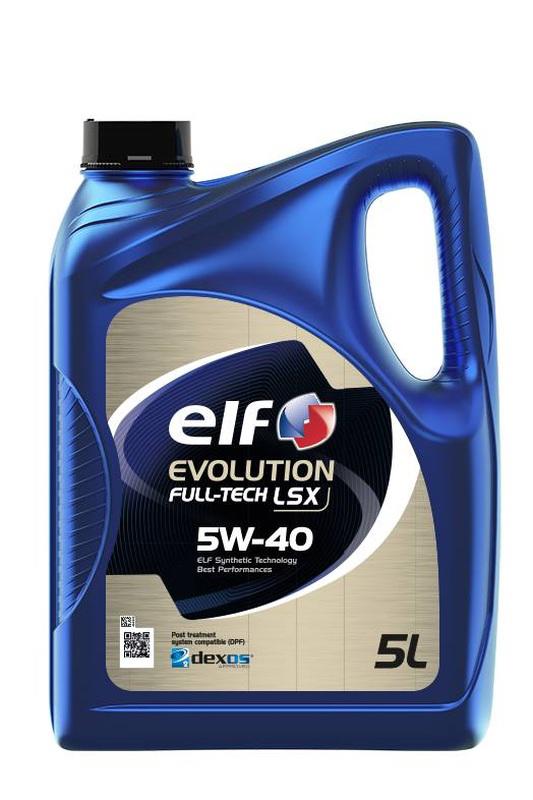 Olej Elf 5W40 5L Evolution Full Tech Lsx / C3 / Sn/Cf / 229.51 / 502.00 505.01 / A40 / Fiat 9.55535-S2