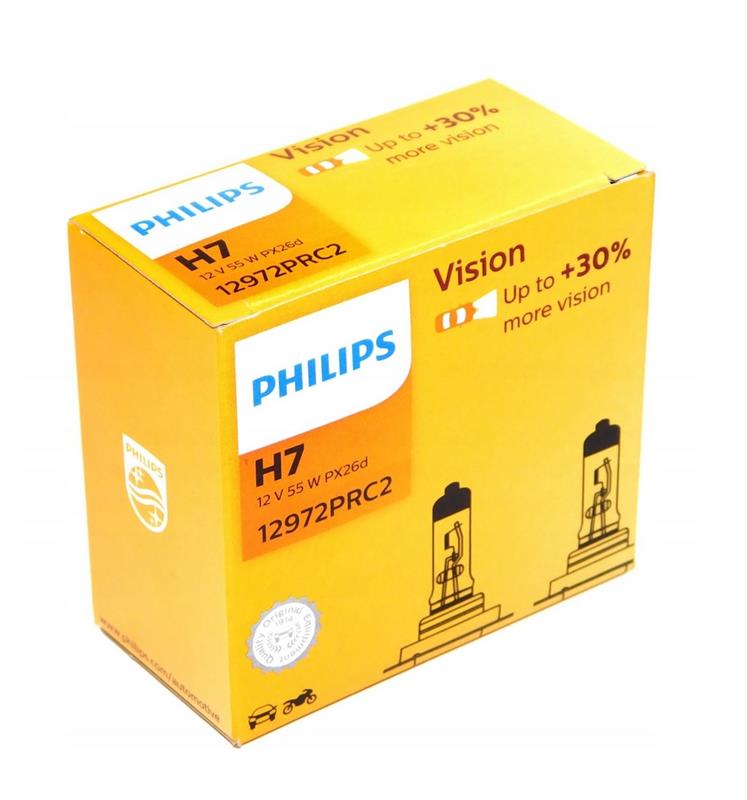 Set becuri H7 55W +30% Philips