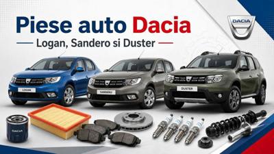 Piese auto Dacia Logan, Sandero si Duster pentru revizii si reparatii uzuale
