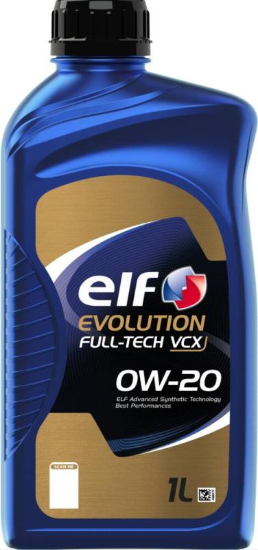 Olej Elf 0W20 1L Evolution Full-Tech Vcx / C5/C6 / Sp / Gf-6A / Rbs0-2Ae / 229.72 / 9.55535-Gsx / 947-B1/962-A1 / Jlr.03.5006 / Ms-12145