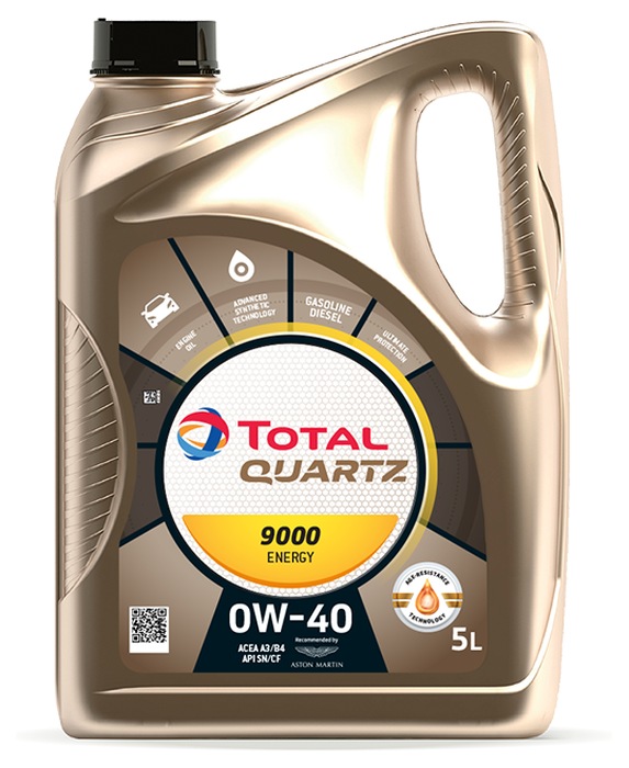 Olej Total Quartz 0W40 5L Quartz 9000 Energy A3/B4 / Sn/Cf / 502.00 505.00 / 229.5 / Wss M2c 927-A / A40