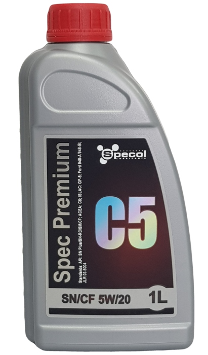 Olej Specol 5W20 1L Premium C5 Ecoboost / Sn Plus Sn-Rc/Sm/Cf / Wss M2c 948 B / Gf-5 / Stjlr.03.5004