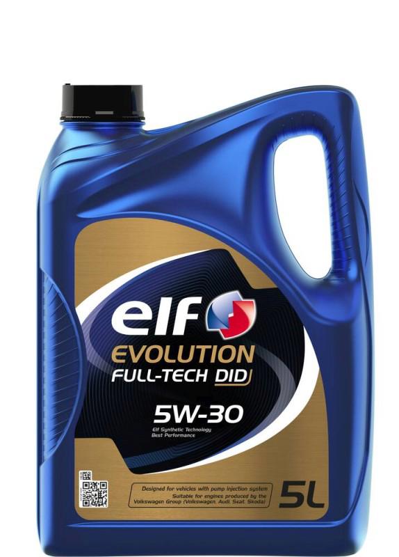 Olej Elf 5W30 5L Evolution Full Tech Did / C3 / Sn/Cf / 502.00 505.01 / 229.52 / Rn0710 / Dexos2