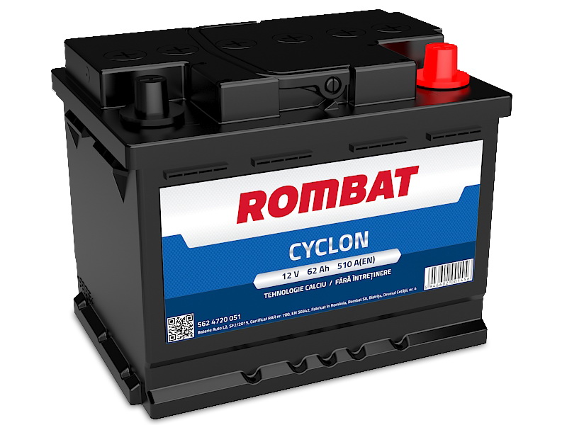 Acumulator Rombat 12V 62AH Cyclon