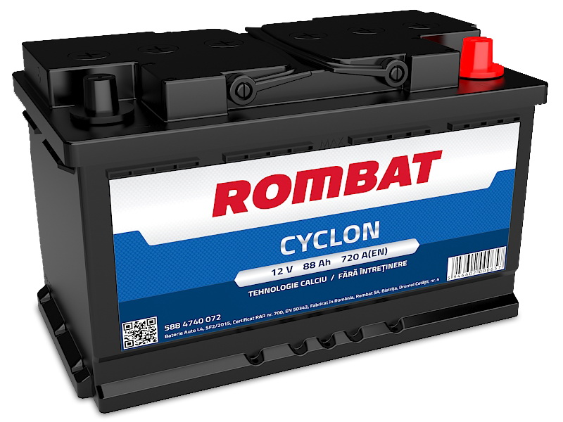 Acumulator Rombat 12V 88AH Cyclon 