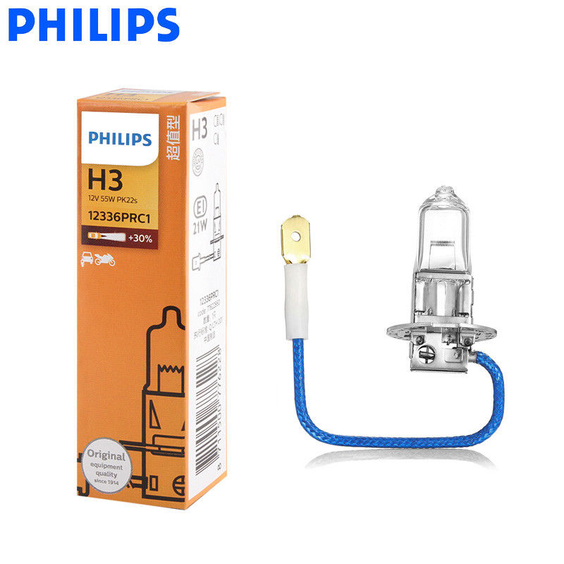 Bec halogen H3 Philips 12V 55W +30%